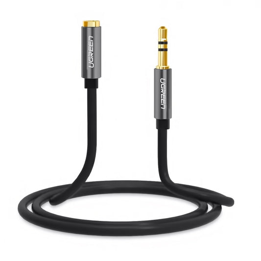 Ljudadapter 3,5 mm - 3,5 mm UGREEN AV118, 1 m, svart 