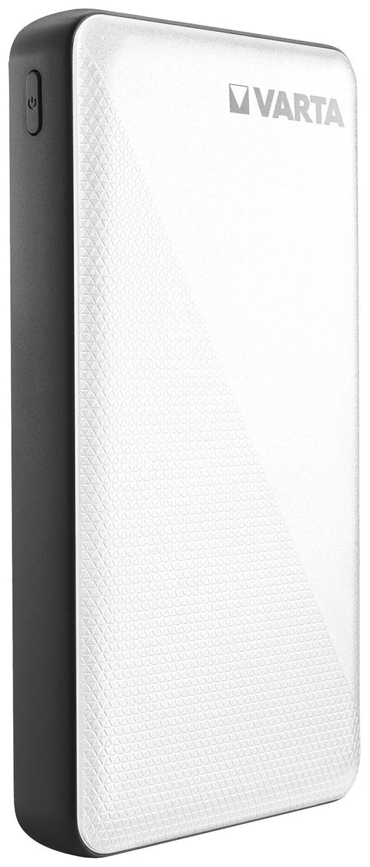 Varta Energy Externt batteri, 15000mAh, 15W, 2 x USB-A - 1 x USB-C, Vit