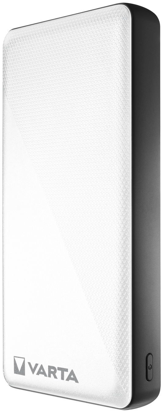 Varta Energy Externt batteri, 20000mAh, 15W, 2 x USB-A - 1 x USB-C, Vit