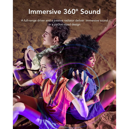 Bärbar Bluetooth-högtalare Anker SoundCore Glow Mini, 8W, RGB, vattentät, svart A3136G11 