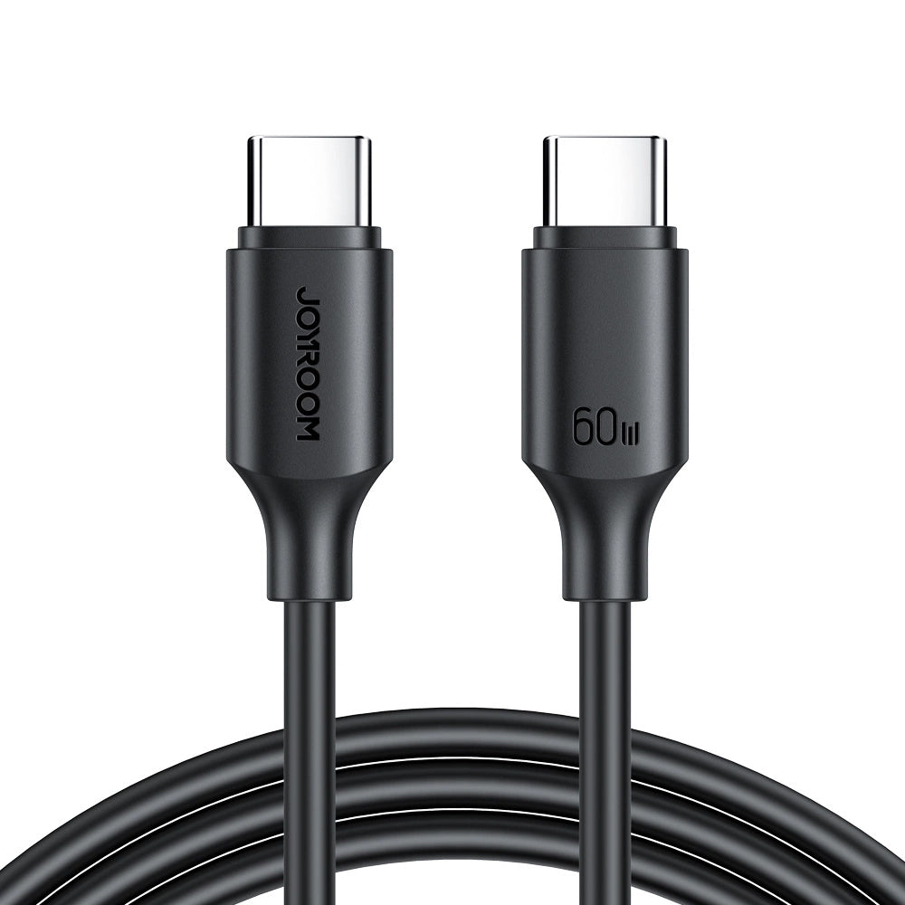 USB-C Data and Charging Cable - USB-C Joyroom S-CC060A9, 60W, 1m, Black 