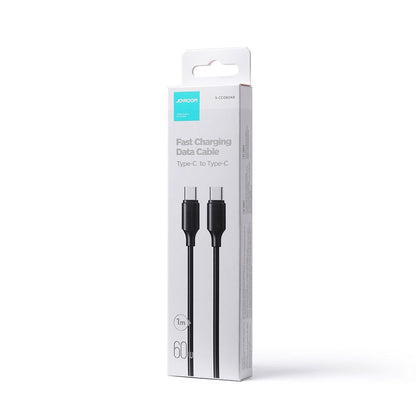 USB-C Data and Charging Cable - USB-C Joyroom S-CC060A9, 60W, 1m, Black 