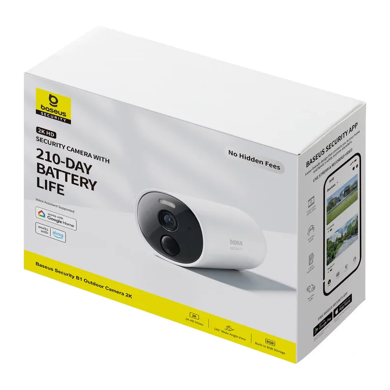 Övervakningskamera Baseus Security B1, Wi-Fi, 2K, IP67, Utomhus S0SV002130