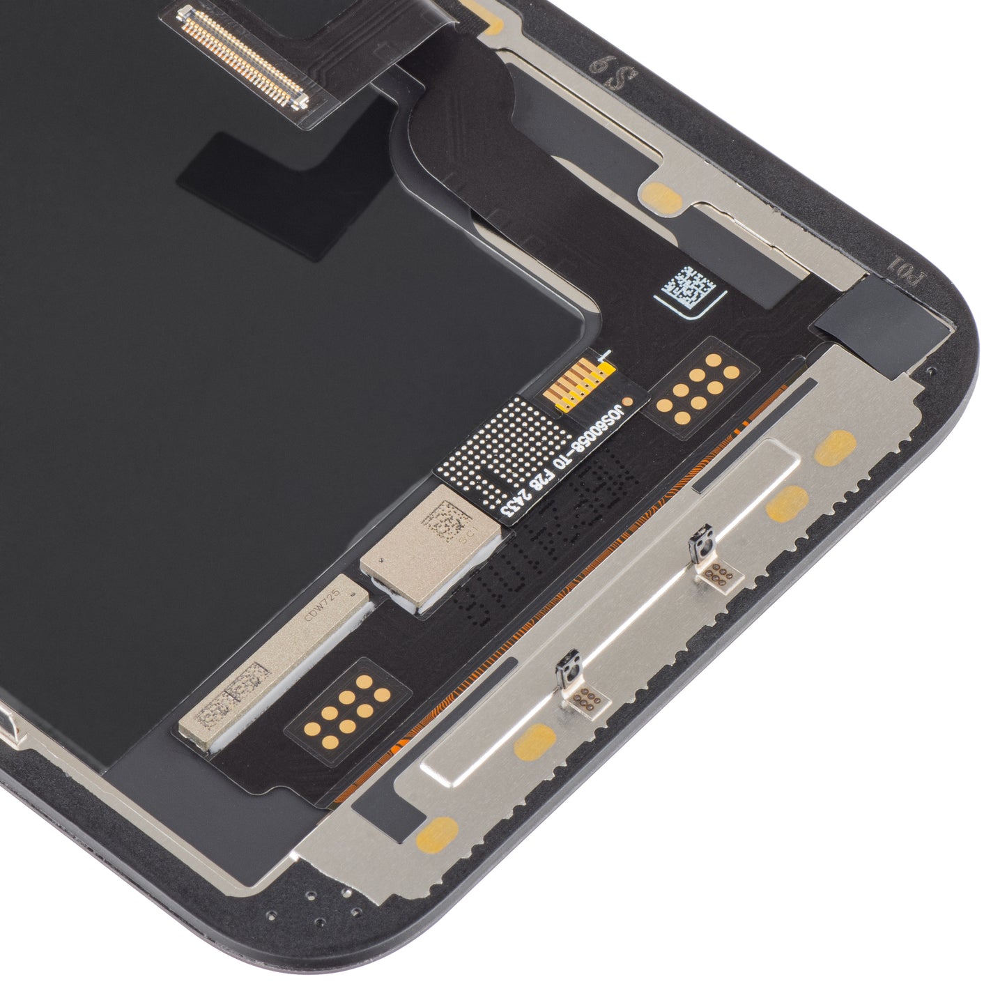 JK Touchscreen Display för Apple iPhone 13, med ram, OLED IC Movable Version, Svart 
