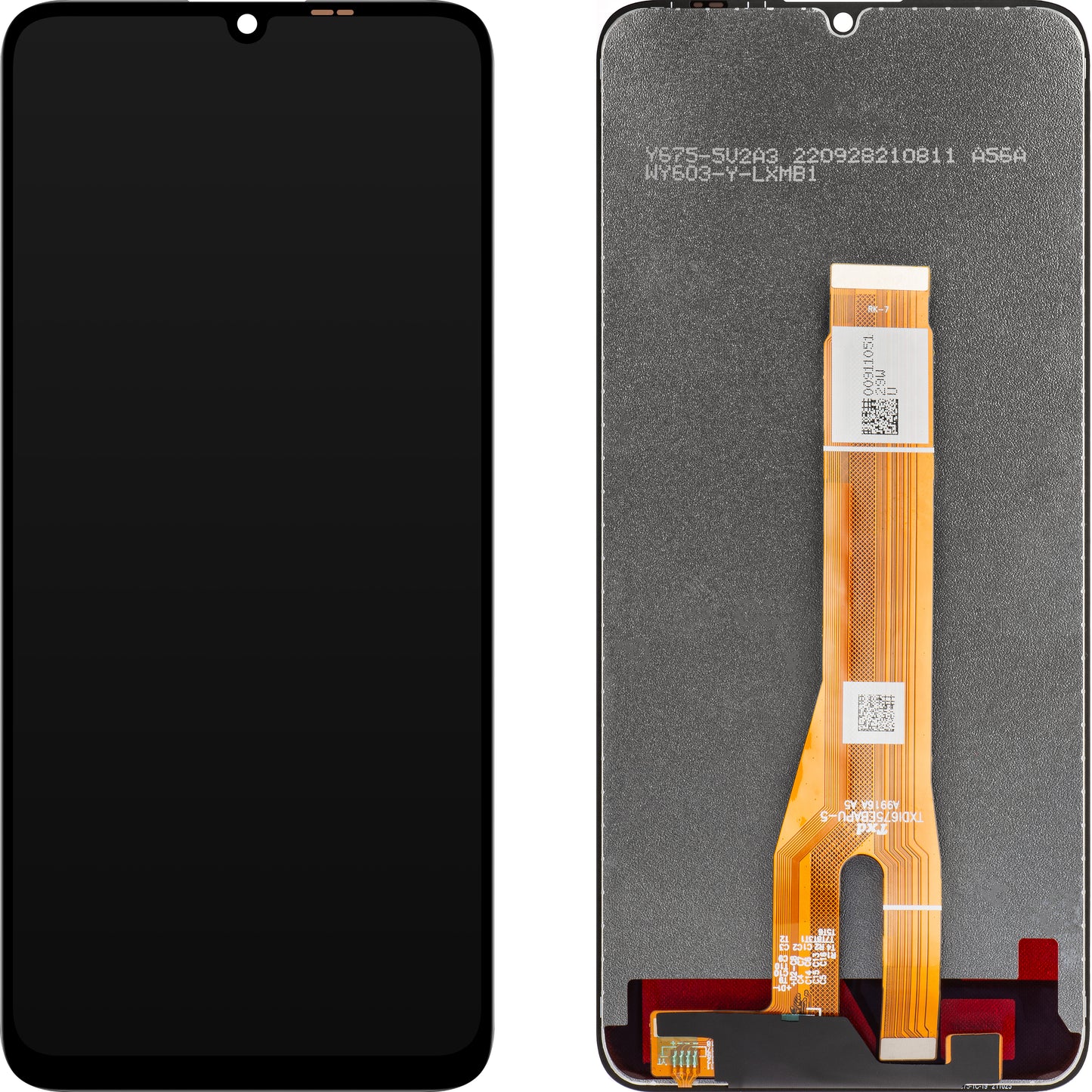 MP-display med pekskärm kompatibel med Honor X7a 