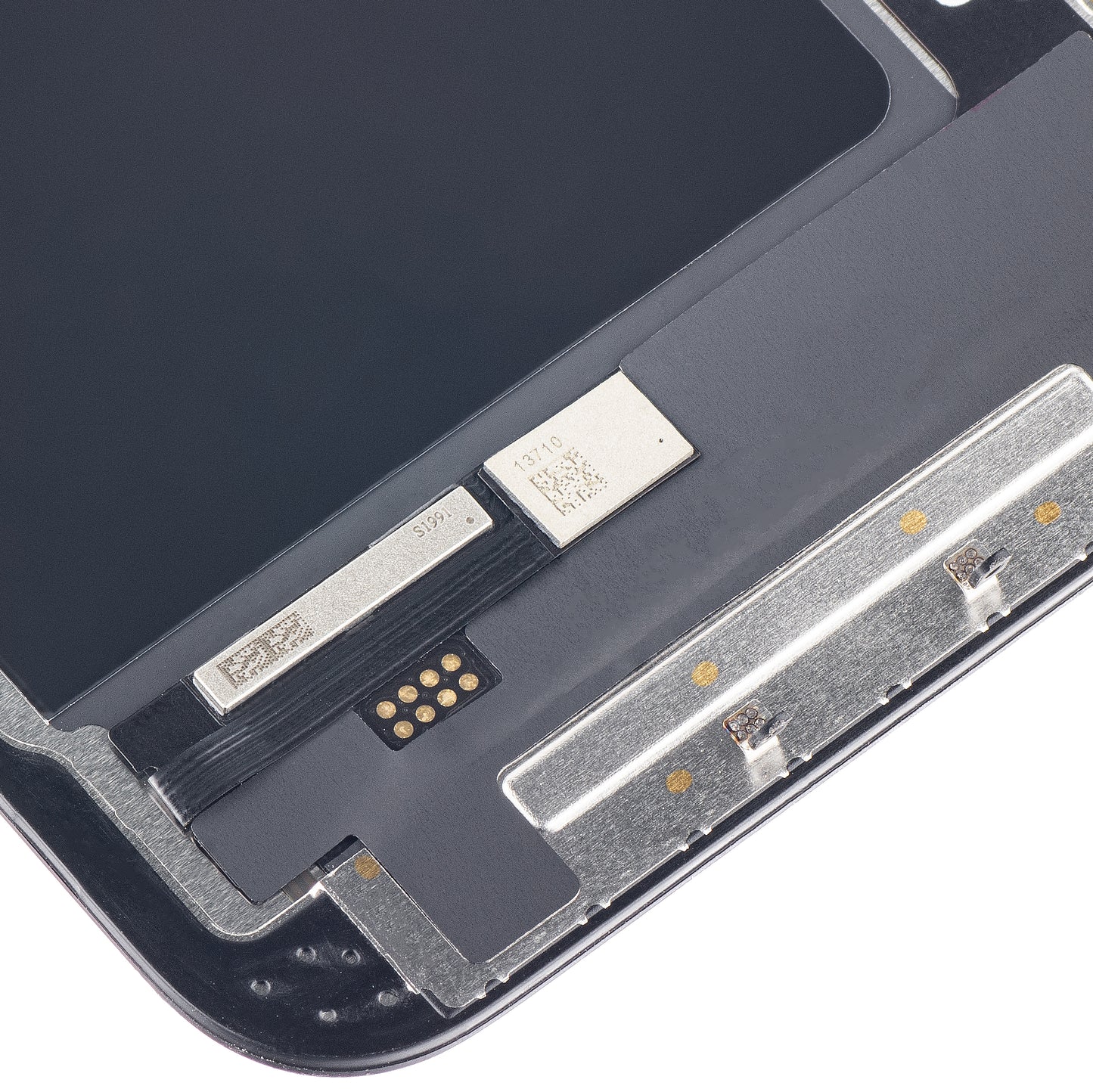 ZY Touchscreen Display för Apple iPhone 14, med ram, LCD In-Cell IC Flyttbar, Svart 