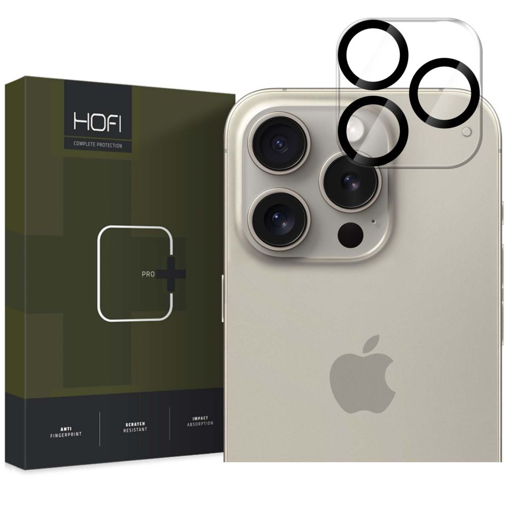 Skyddsfilm för bakre kamera HOFI CAM PRO+ för Apple iPhone 16 Pro Max / 16 Pro, glasskyddad