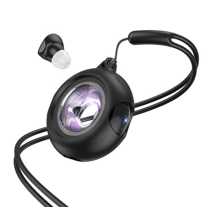 Handsfree Bluetooth Bluetooth HOCO EW71 Mini Donut, TWS, Svart