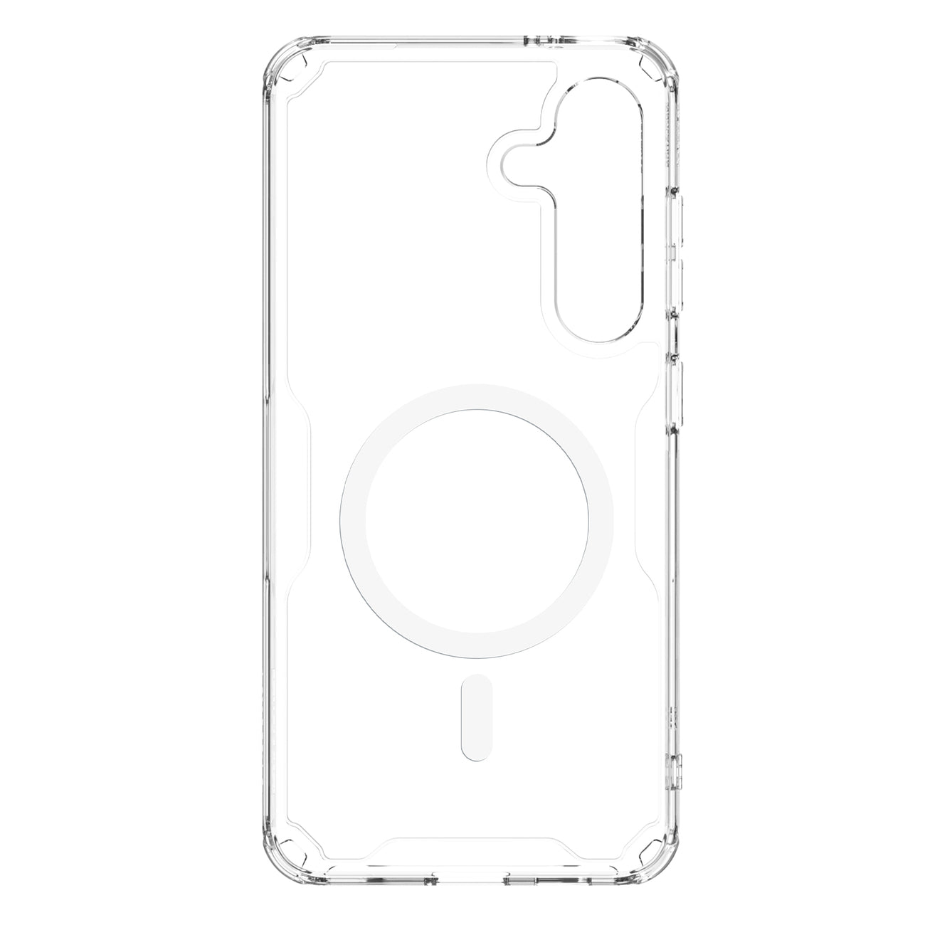 MagSafe-fodral för Samsung Galaxy S24 S921, Nillkin, Nature Pro, Transparent 