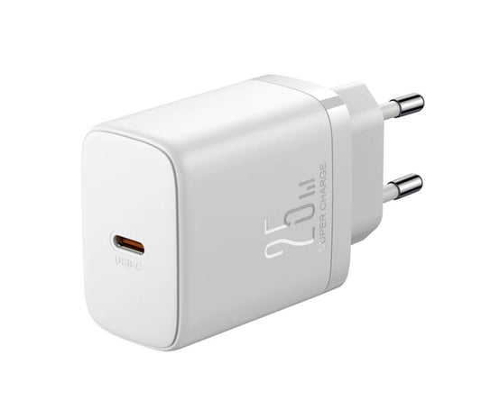 Network Charger Joyroom JR-TCF11, 25W, 3A, 1 x USB-C, White 